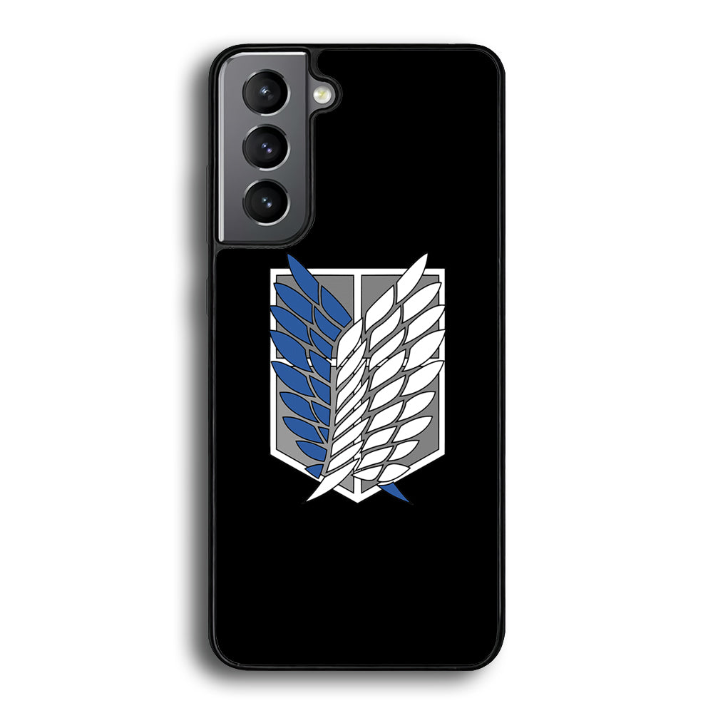 Attack on Titan Scouting Legion Black Simple Samsung Galaxy S24 Case - Ezzystore