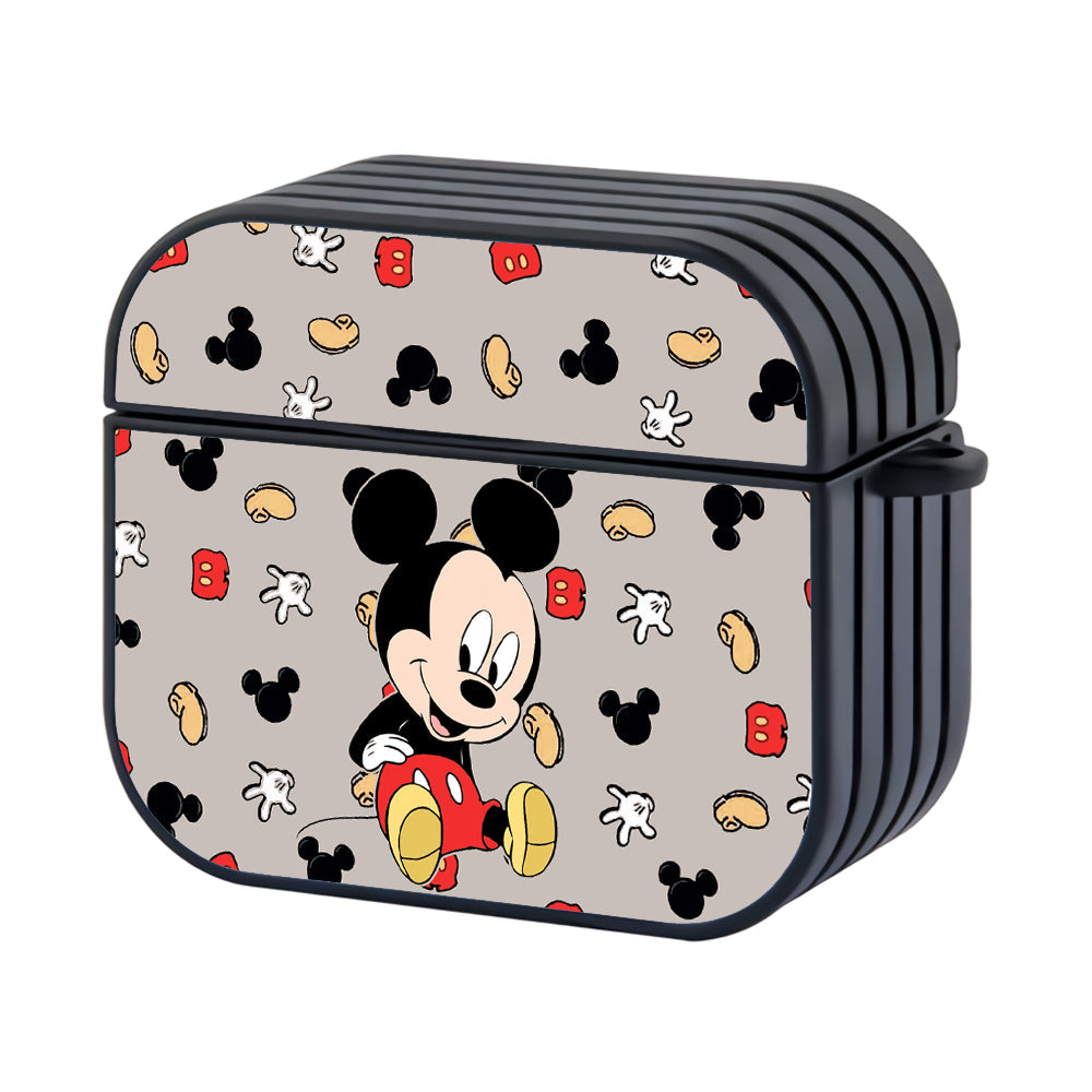Baby Mickey Cute Hard Plastic Case Cover For Apple Airpods 4 - Ezzystore