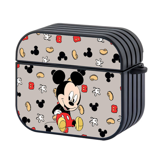 Baby Mickey Cute Hard Plastic Case Cover For Apple Airpods 4 - Ezzystore