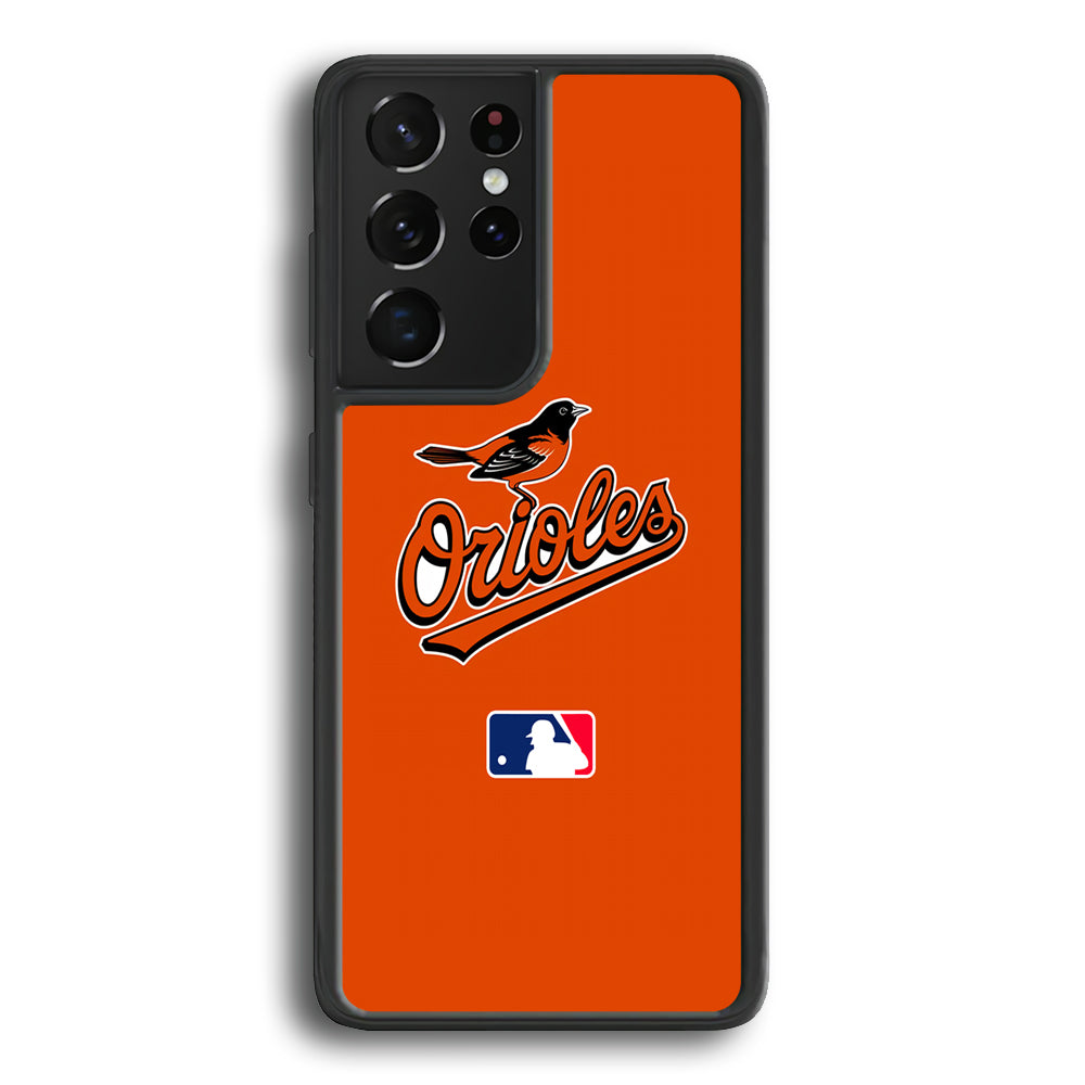 Baltimore Orioles MLB Team Samsung Galaxy S23 Ultra Case - Ezzystore