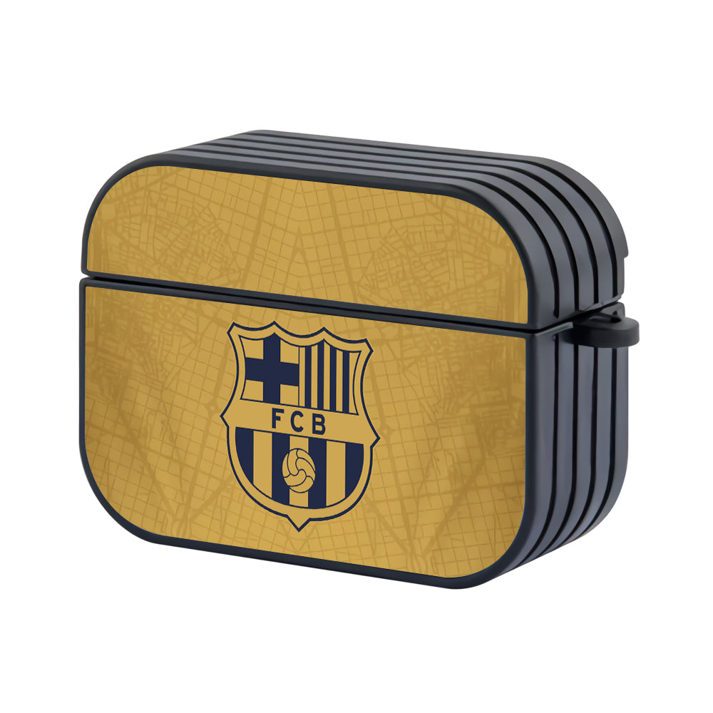 Barcelona FC Away Pattern Jersey Hard Plastic Case Cover For Apple Airpods Pro 3 - Ezzystore