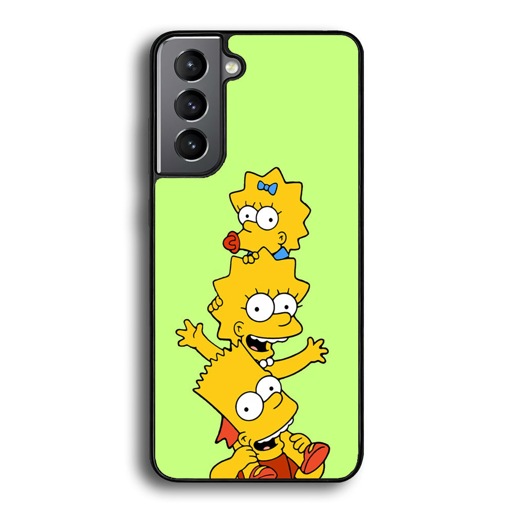 Bart and Sister Samsung Galaxy A16 Case - Ezzystore