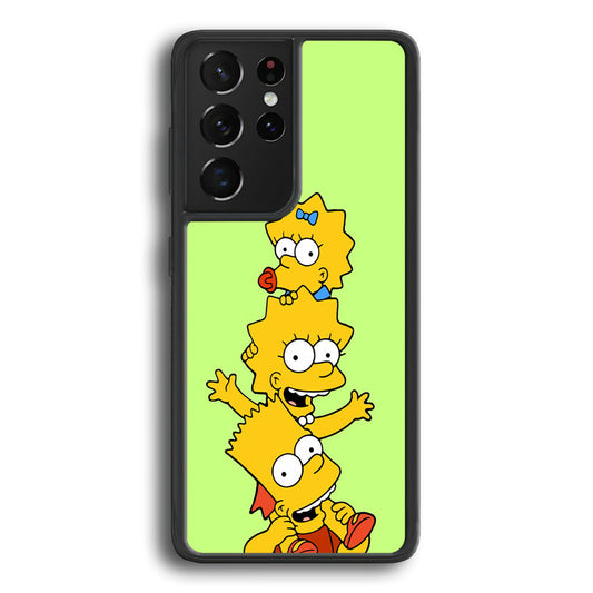 Bart and Sister Samsung Galaxy S23 Ultra Case - Ezzystore