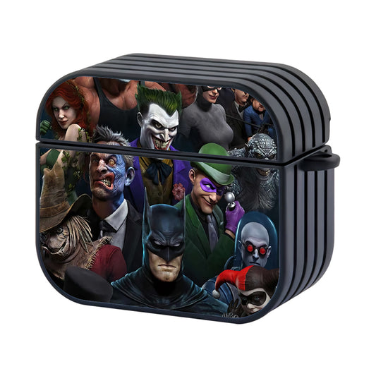 Batman With Villain Hard Plastic Case Cover For Apple Airpods 4 - Ezzystore