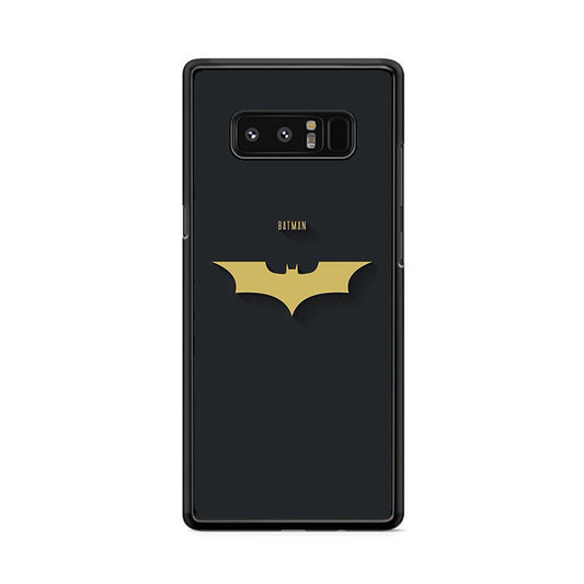 Batman Yellow Logo Simple Samsung Galaxy Note 8 Case