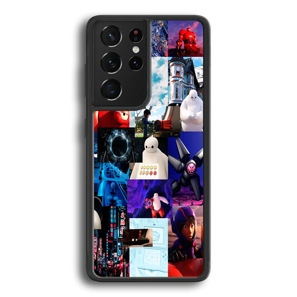 Baymax With Hiro Aesthetic Moment Samsung Galaxy S24 Ultra Case - Ezzystore