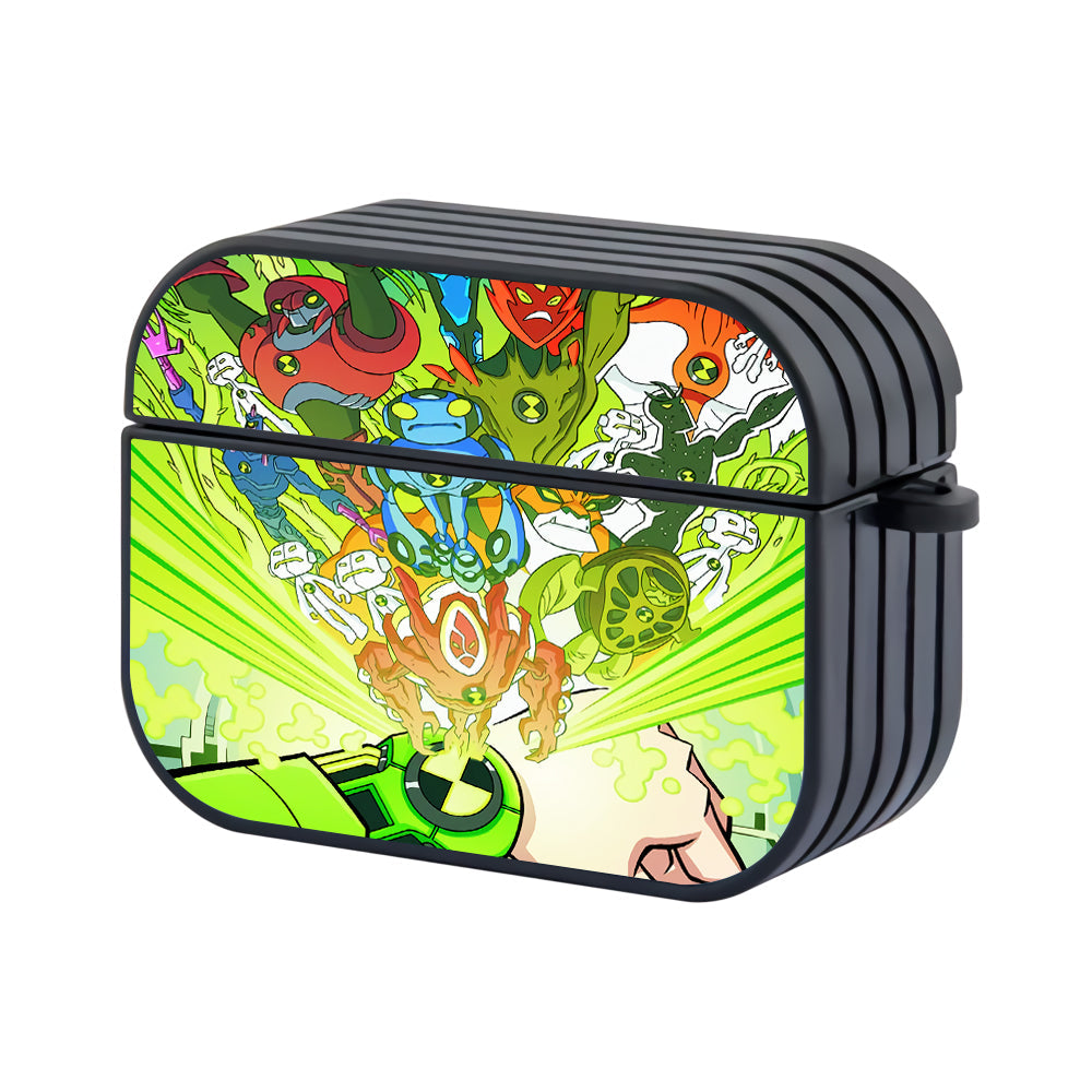 Ben 10 All Monster  Of Omnitrix Hard Plastic Case Cover For Apple Airpods Pro 3 - Ezzystore