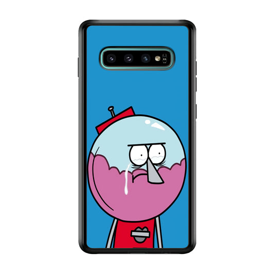 Benson Regular Show Crying Moment Samsung Galaxy S10 Case