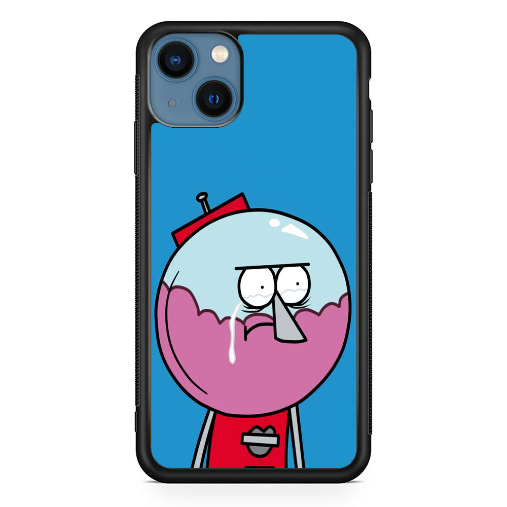 Benson Regular Show Crying Moment iPhone 14 Plus Case
