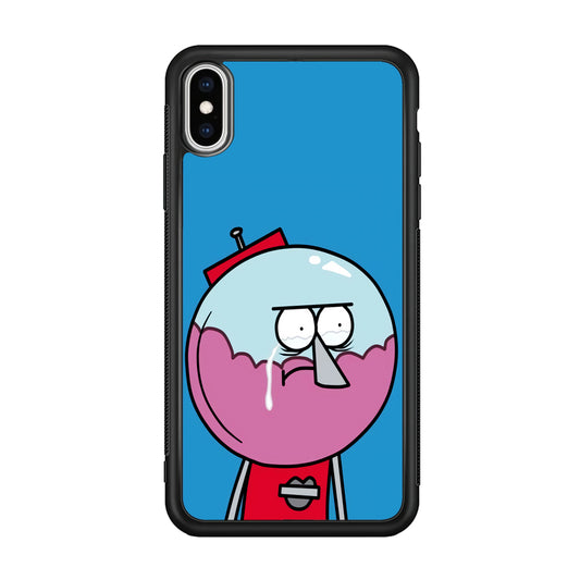Benson Regular Show Crying Moment iPhone Xs Max Case