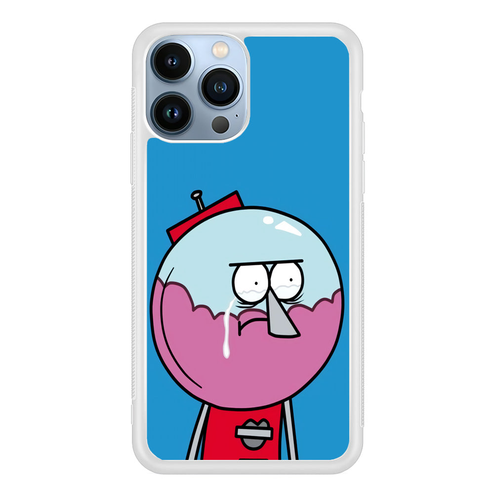 Benson Regular Show Crying Moment iPhone 14 Pro Max Case
