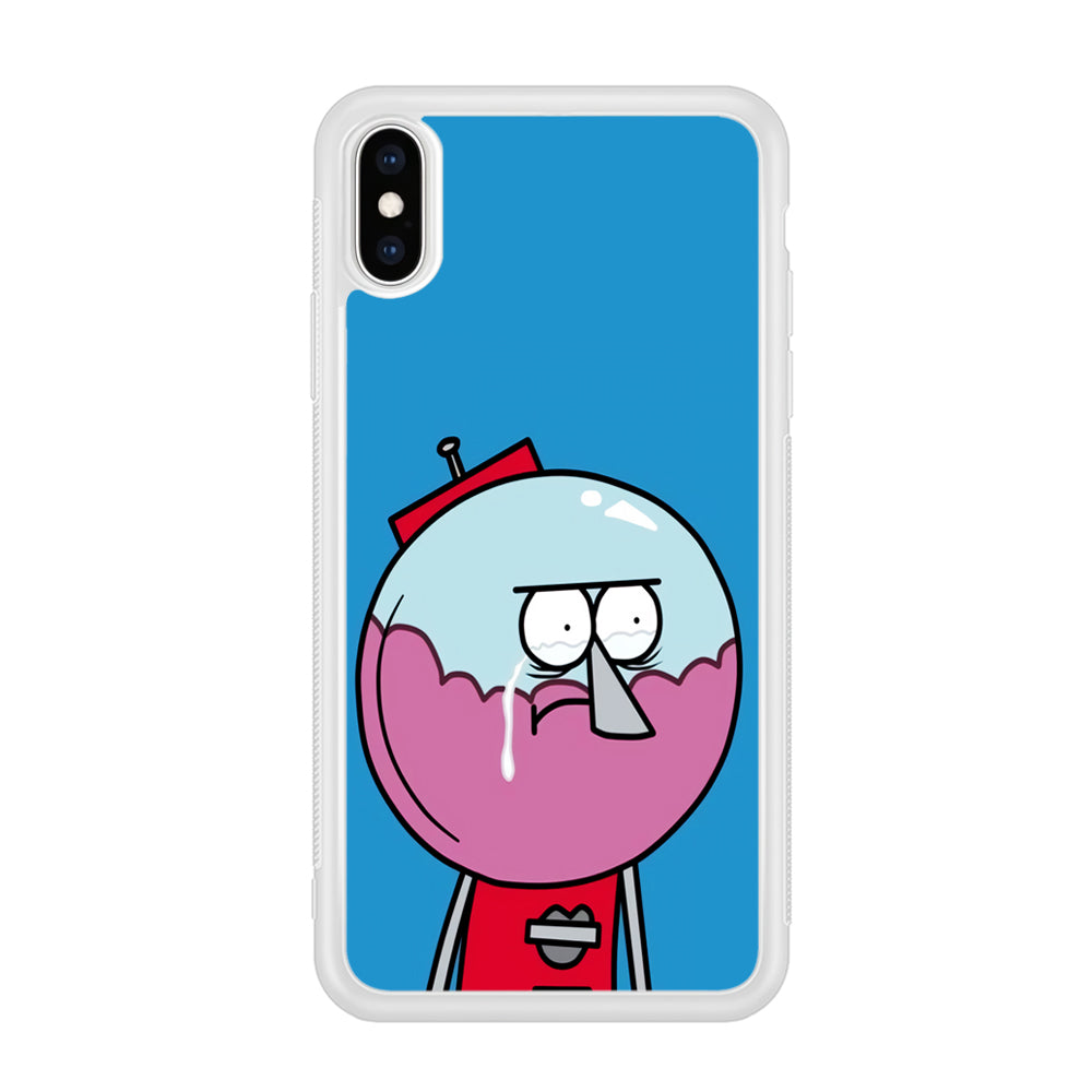 Benson Regular Show Crying Moment iPhone Xs Max Case