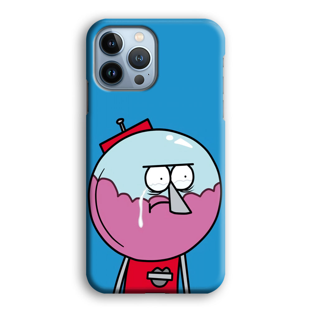 Benson Regular Show Crying Moment iPhone 14 Pro Max Case