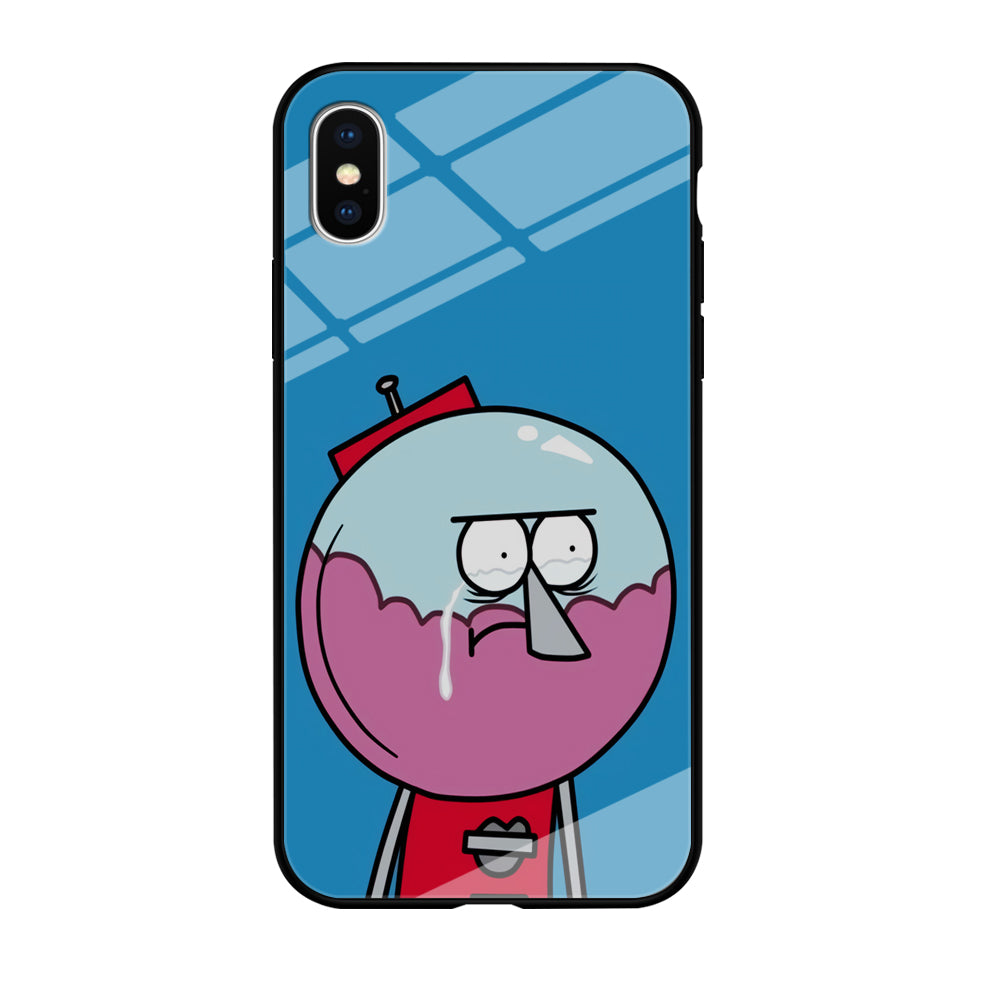 Benson Regular Show Crying Moment iPhone Xs Max Case