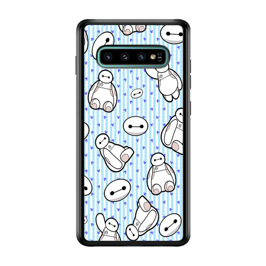 Big Hero 6 Baymax Stripe And Love Samsung Galaxy S10 Case