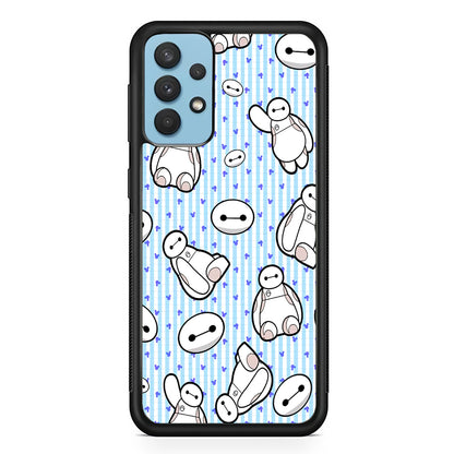 Big Hero 6 Baymax Stripe And Love Samsung Galaxy A32 Case