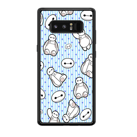 Big Hero 6 Baymax Stripe And Love Samsung Galaxy Note 8 Case