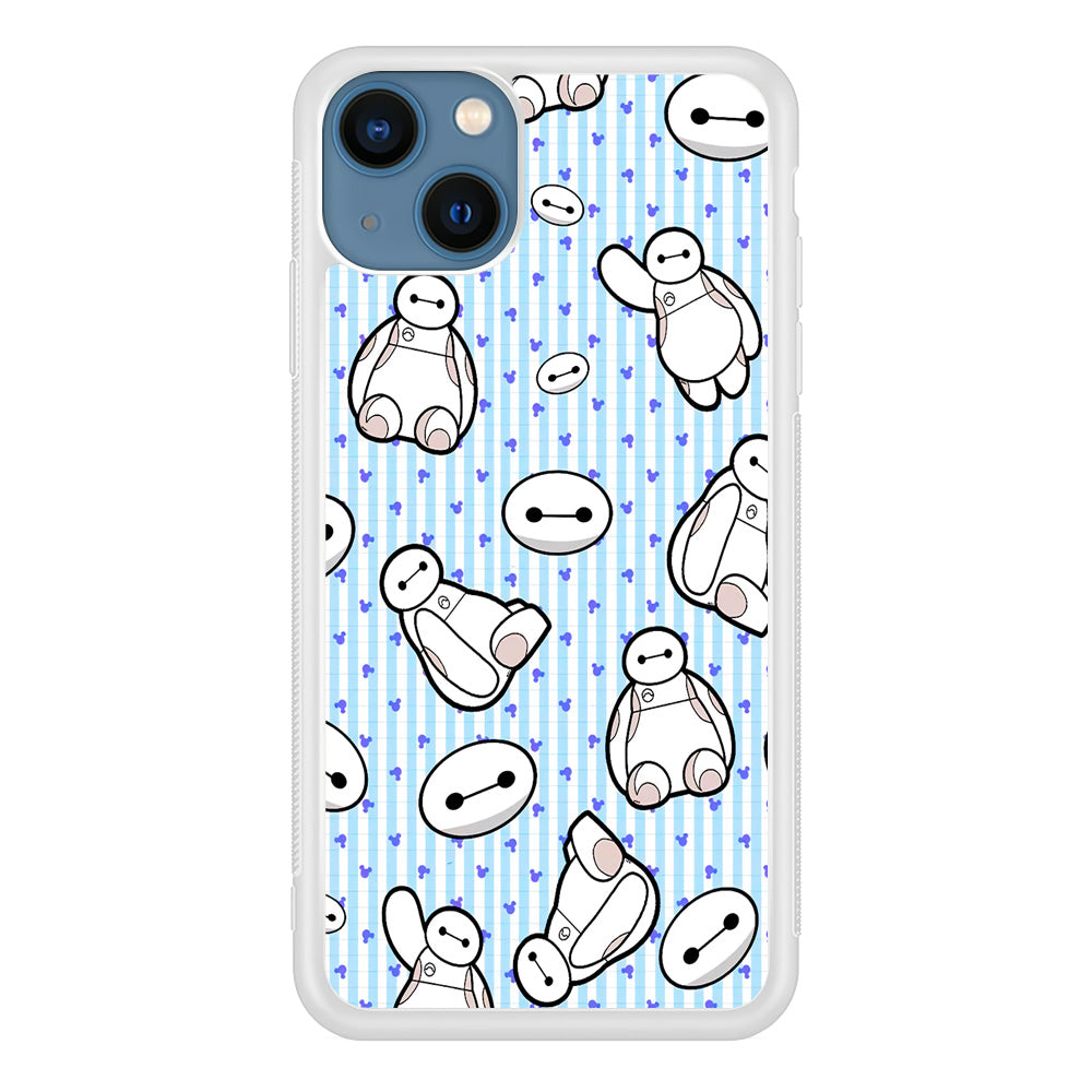 Big Hero 6 Baymax Stripe And Love iPhone 13 Case