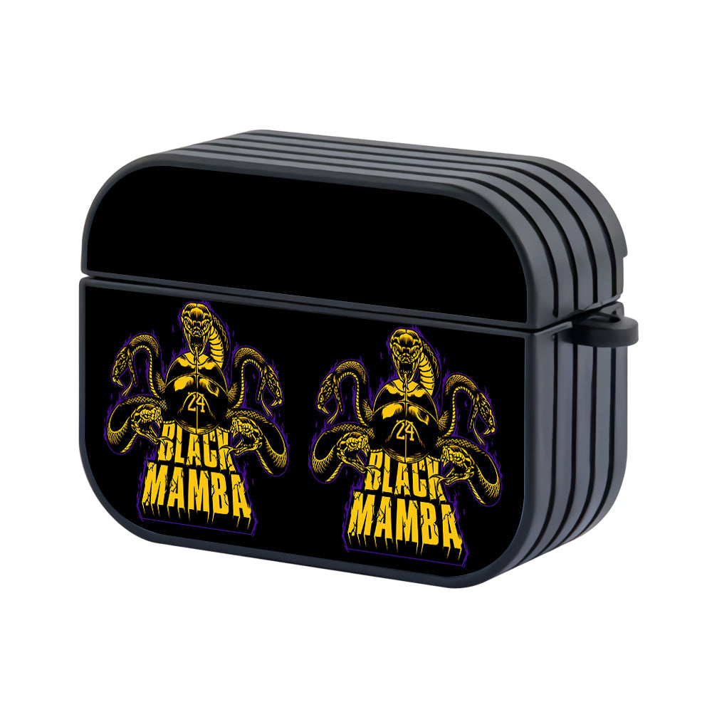 Black Mamba 24 Kobe Bryant Hard Plastic Case Cover For Apple Airpods Pro 2 - Ezzystore