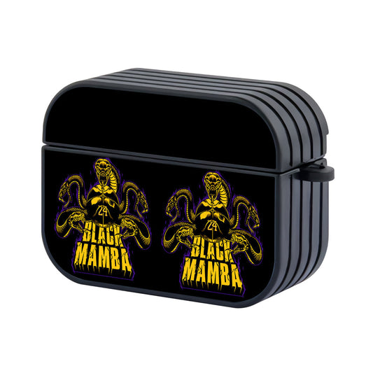 Black Mamba 24 Kobe Bryant Hard Plastic Case Cover For Apple Airpods Pro 3 - Ezzystore