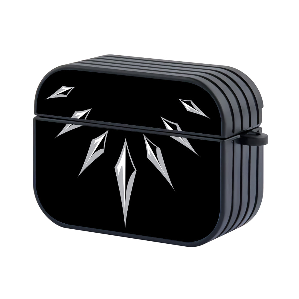 Black Panther Necklace Icon Hard Plastic Case Cover For Apple Airpods Pro 3 - Ezzystore