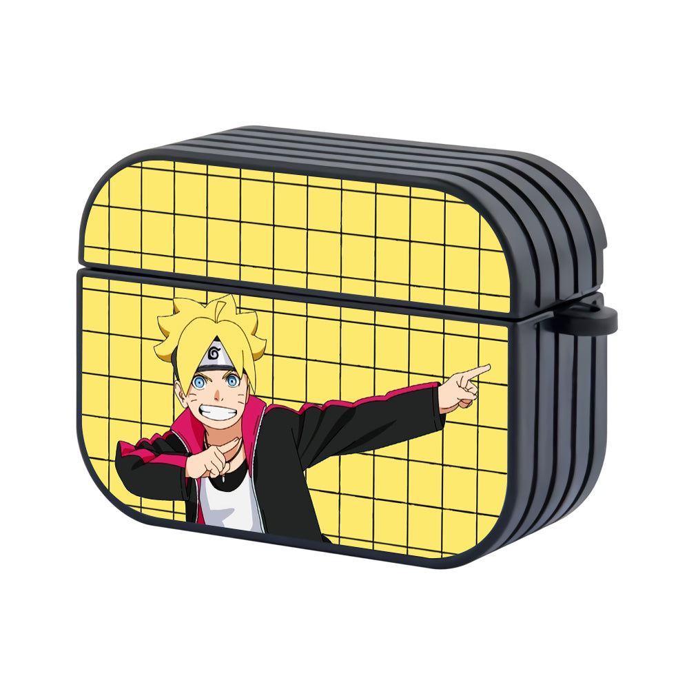 Boruto Feeling Happy Hard Plastic Case Cover For Apple Airpods Pro 3 - Ezzystore
