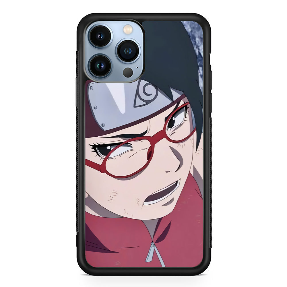 Boruto Sarada Uchiha iPhone 14 Pro Max Case
