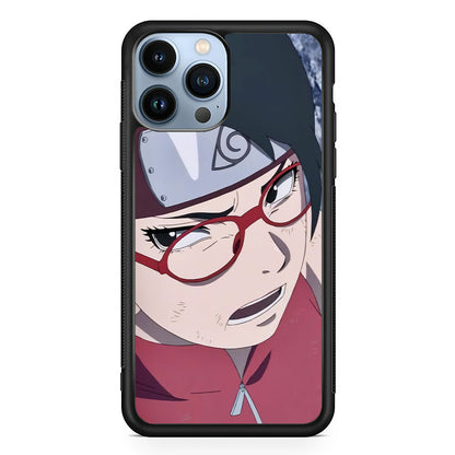 Boruto Sarada Uchiha iPhone 14 Pro Max Case
