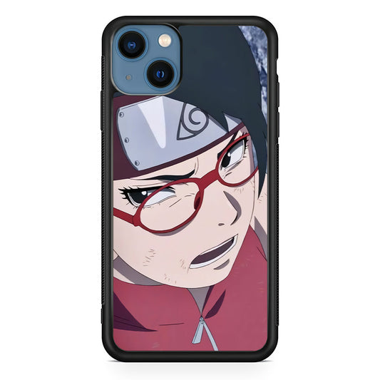 Boruto Sarada Uchiha iPhone 14 Case