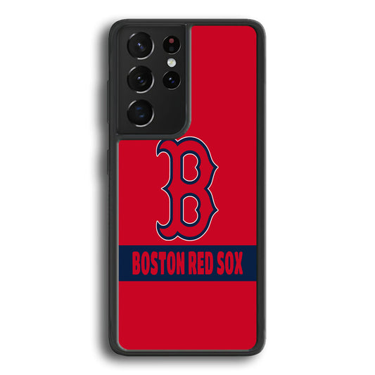 Boston Red Sox MLB Team Samsung Galaxy S24 Ultra Case - Ezzystore