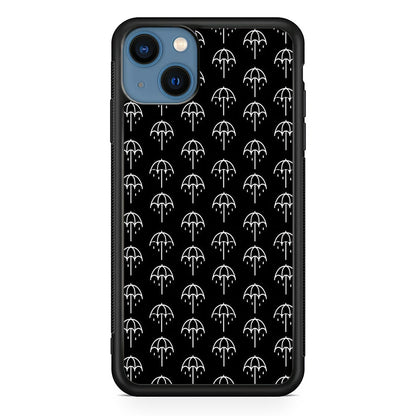 Bring Me The Horizon Black Umbrella Logo iPhone 14 Plus Case