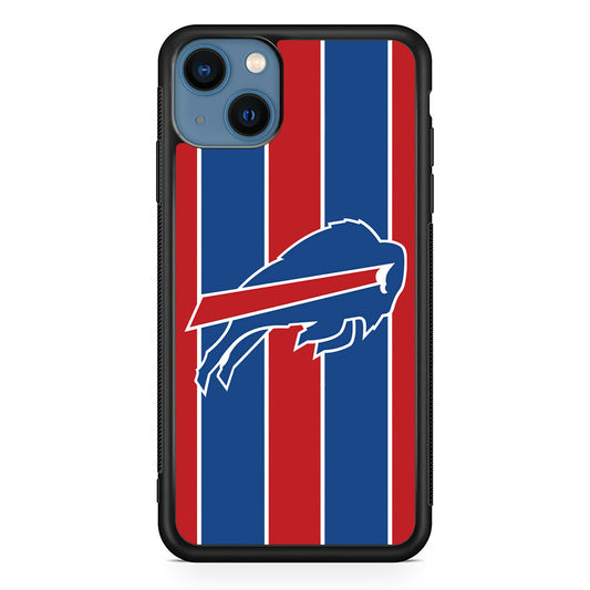 Buffalo Bills Stripe And Logo iPhone 14 Case
