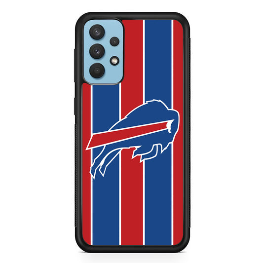Buffalo Bills Stripe And Logo Samsung Galaxy A32 Case