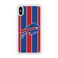 Buffalo Bills Stripe And Logo iPhone X Case