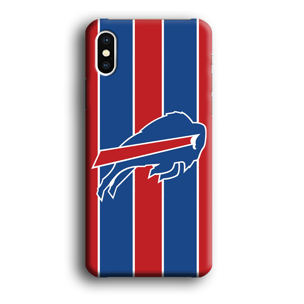 Buffalo Bills Stripe And Logo iPhone Xs Max Case