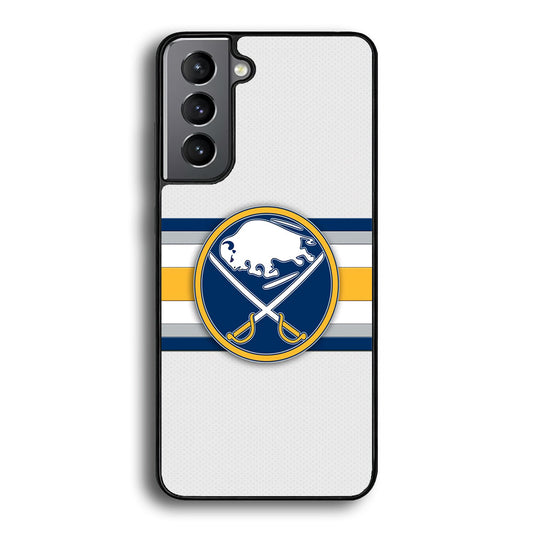 Buffalo Sabres Stripe Logo Samsung Galaxy S22 Case - Ezzystore