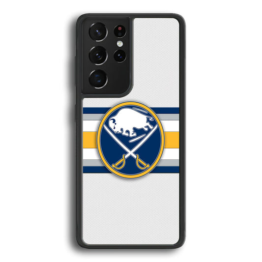 Buffalo Sabres Stripe Logo Samsung Galaxy S23 Ultra Case - Ezzystore