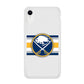 Buffalo Sabres Stripe Logo iPhone XR Case
