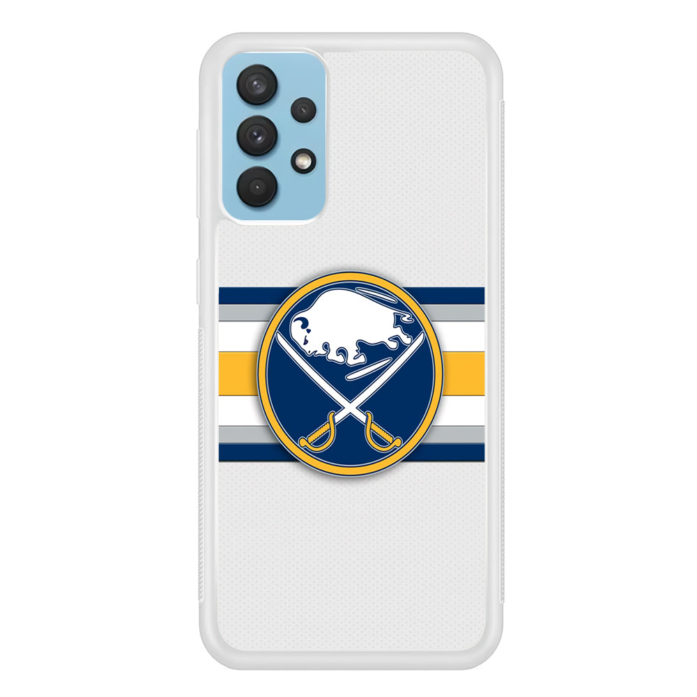 Buffalo Sabres Stripe Logo Samsung Galaxy A32 Case