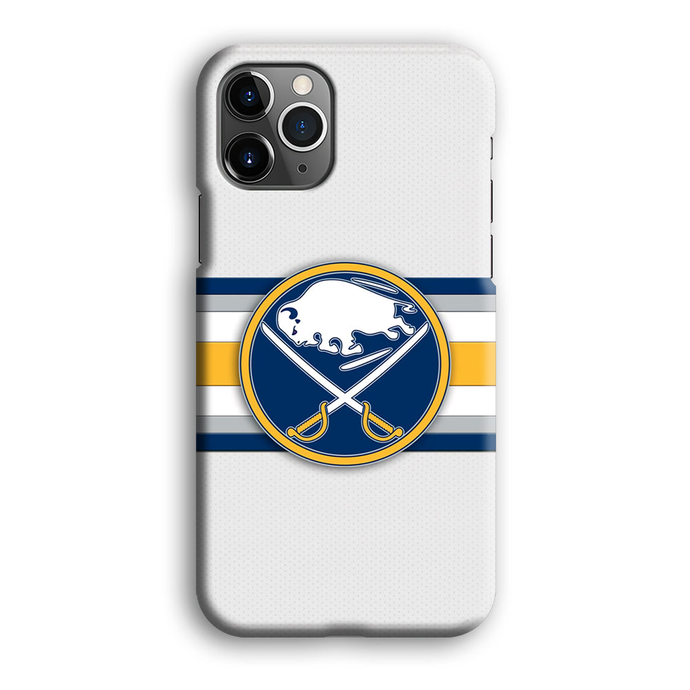 Buffalo Sabres Stripe Logo iPhone 12 Pro Max Case