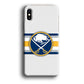 Buffalo Sabres Stripe Logo iPhone X Case