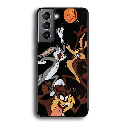 Bugs Bunny Coyote And Taz Playing Basketball Samsung Galaxy S22 Case - Ezzystore