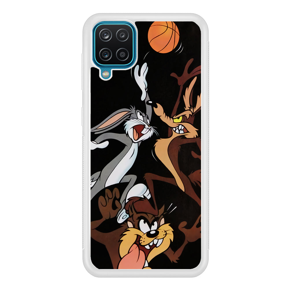 Bugs Bunny Coyote And Taz Playing Basketball Samsung Galaxy A12 Case