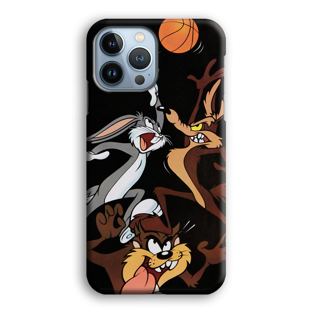 Bugs Bunny Coyote And Taz Playing Basketball iPhone 13 Pro Max Case