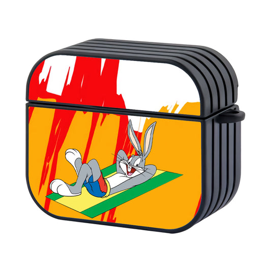 Bugs Bunny Relax Time Hard Plastic Case Cover For Apple Airpods 4 - Ezzystore