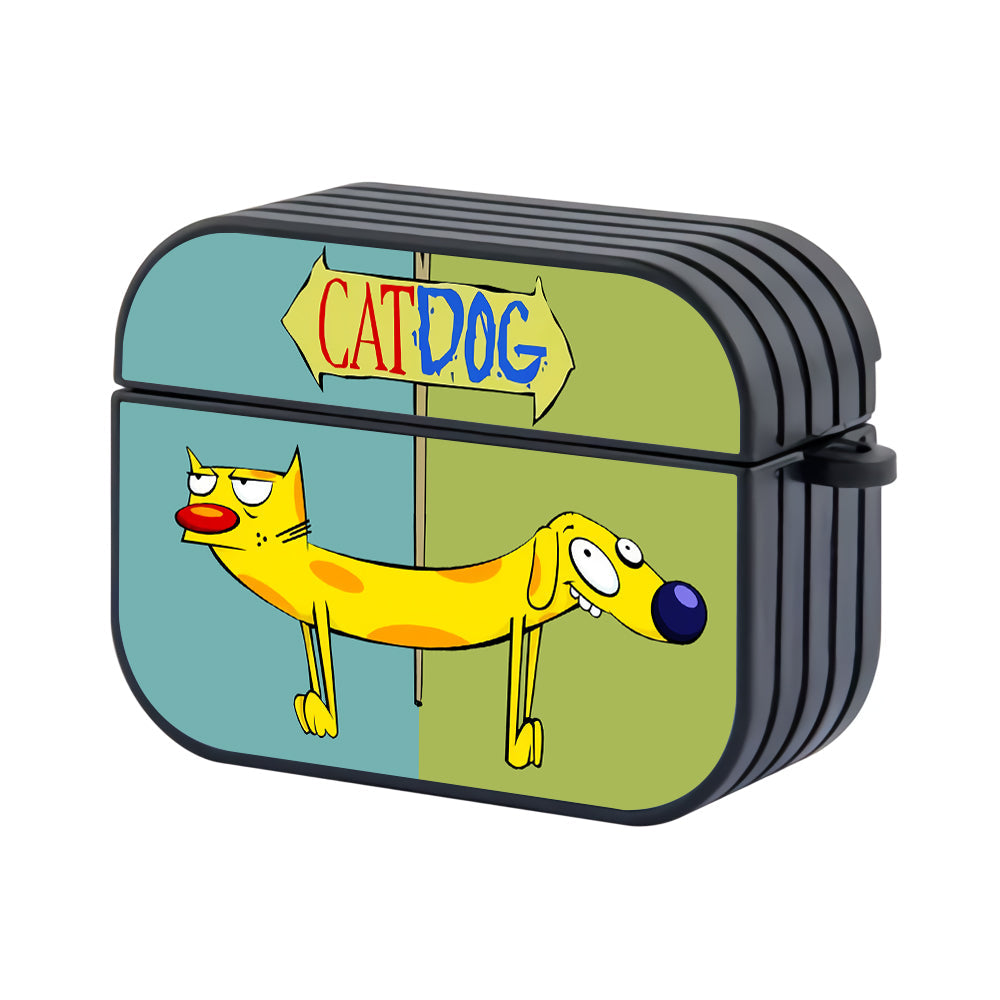 Catdog Two Side Colour Hard Plastic Case Cover For Apple Airpods Pro 3 - Ezzystore