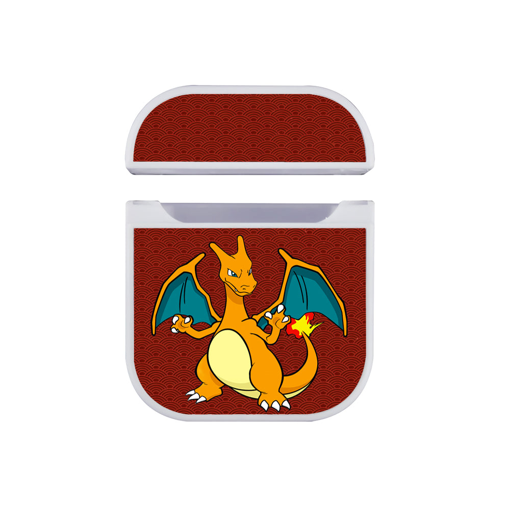 Charizard Pokemon Character Hard Plastic Case Cover For Apple Airpods