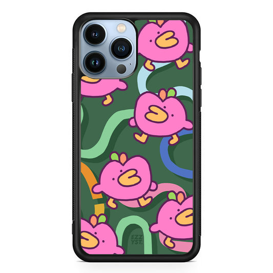 Chatty Cartoon Pets Walk Towards Food Magsafe iPhone Case