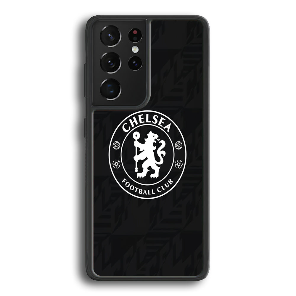 Chelsea FC Pattern of Jersey Samsung Galaxy S24 Ultra Case - Ezzystore