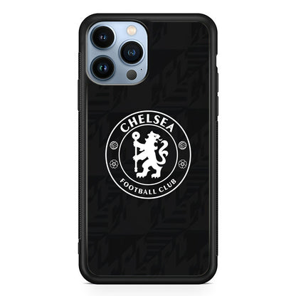 Chelsea FC Pattern of Jersey iPhone 15 Pro Case